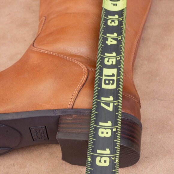 Sam Edelman Women Penny Wide Calf Equestrian Brown Leather Knee Boots sz 9 - Picture 8 of 10